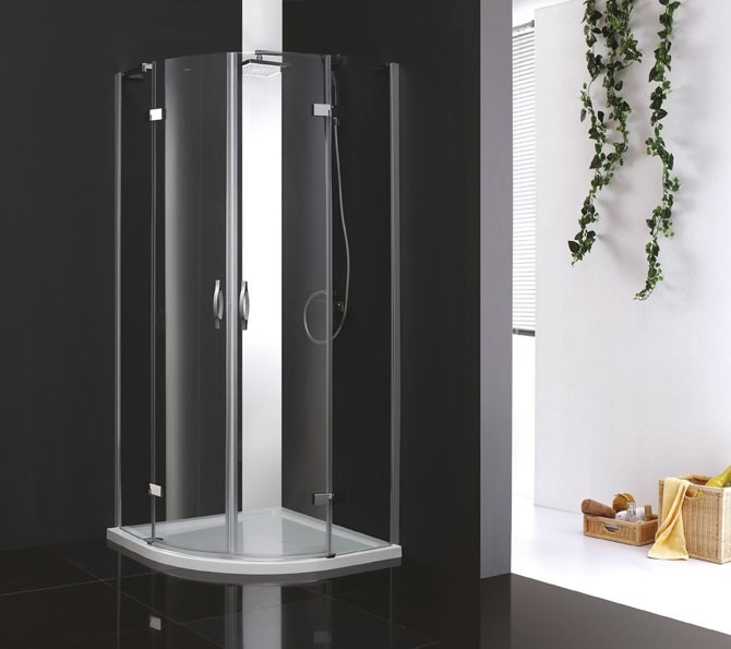 BERGAMO-W-R-2-100-ARCO-C-Cr-IV Душевой уголок BERGAMO-W-R-2-100-ARCO-C-Cr-IV - фото 101000