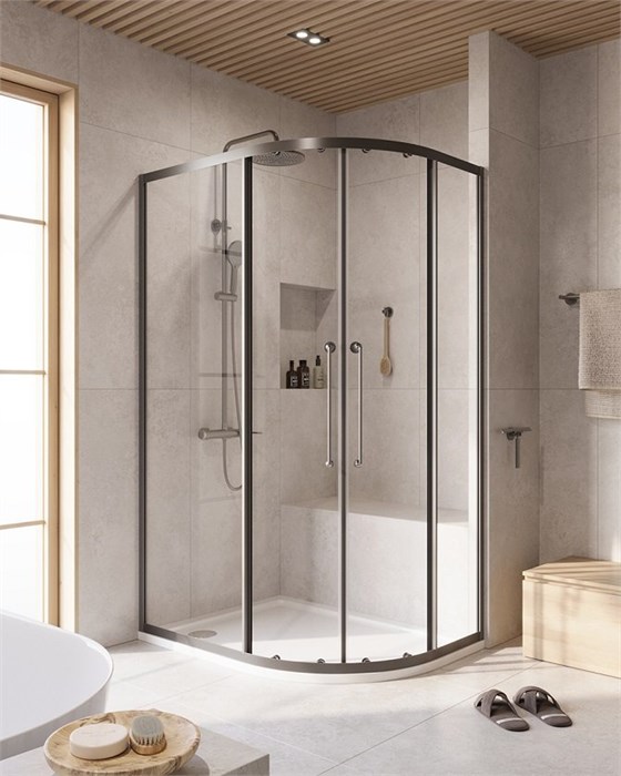 Душевой уголок CEZARES RELAX-304-RH-2-120/90-C-BORO RELAX-304-RH-2-120/90-C-BORO - фото 123046