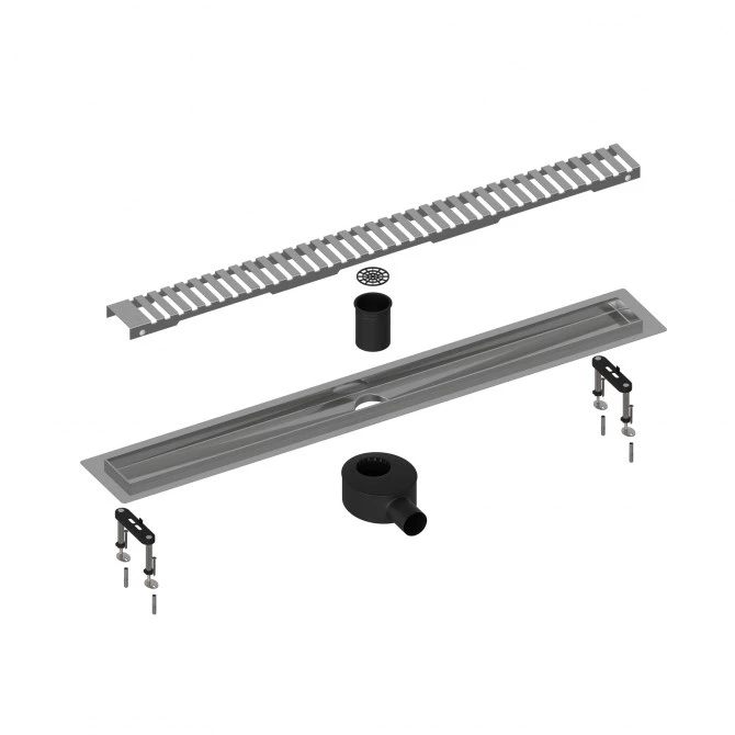 Душевой лоток Drain System 600 с вставкой «Lines» 1197387799