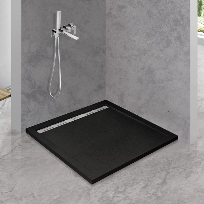 TRAY-AS-A-90-100-SCR-NERO Экран для поддона из искусственного мрамора, чёрный TRAY-AS-A-90-100-SCR-NERO