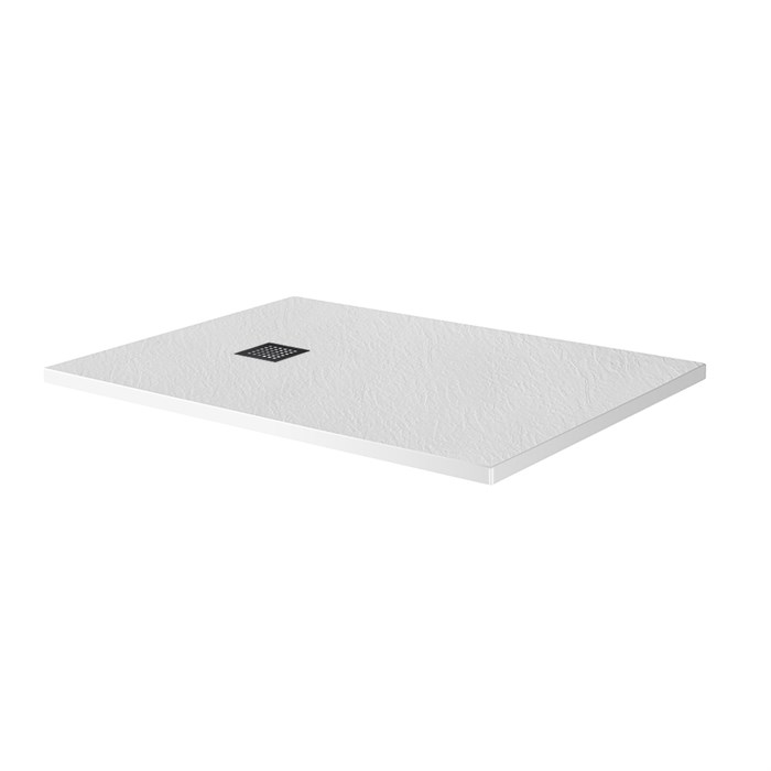 Душевой поддон из искусственного мрамора в комплекте с сифоном BelBagno UNO TRAY-MR-UNO-AH-120/90-35-W-NO TRAY-MR-UNO-AH-120/90-35-W-NO - фото 123986