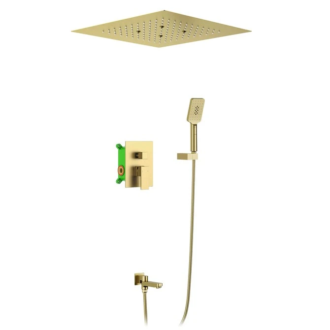 Душевая система встроенная Selene SX-2039/17SM Золото матовое 0434622955