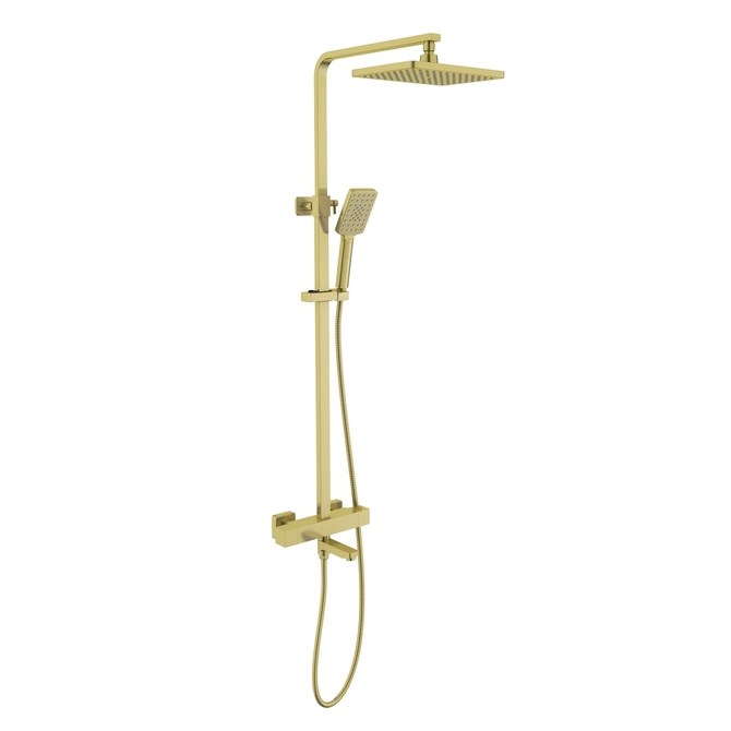 Душевая система с термостатом Tetra-Thermo SX-0169/17 Золото матовое 043626288 - фото 126777