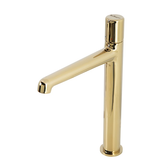 Смеситель для накладных раковин BelBagno UNO UNO-LMC-ORO-W0 UNO-LMC-ORO-W0 - фото 126993