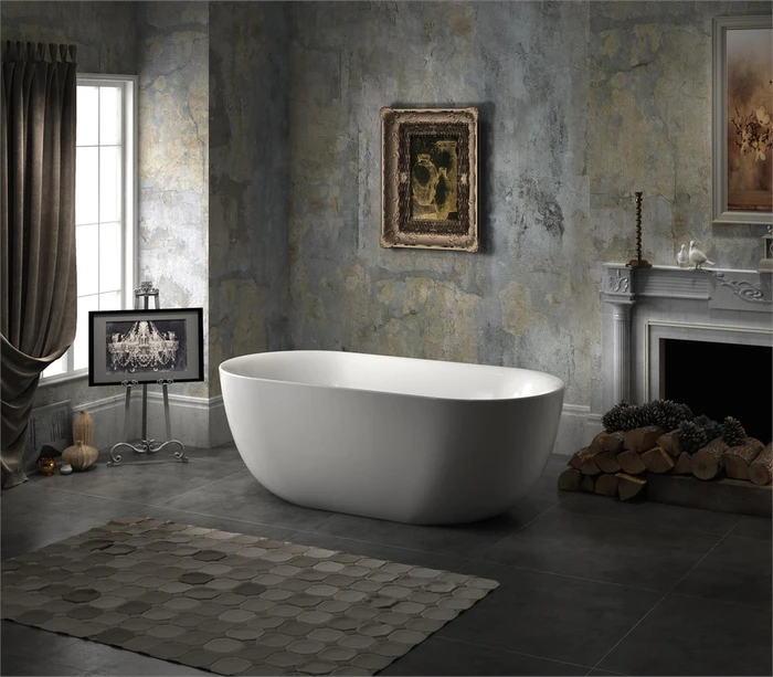 Акриловая ванна BELBAGNO BB27, 1500x780x590 BB27