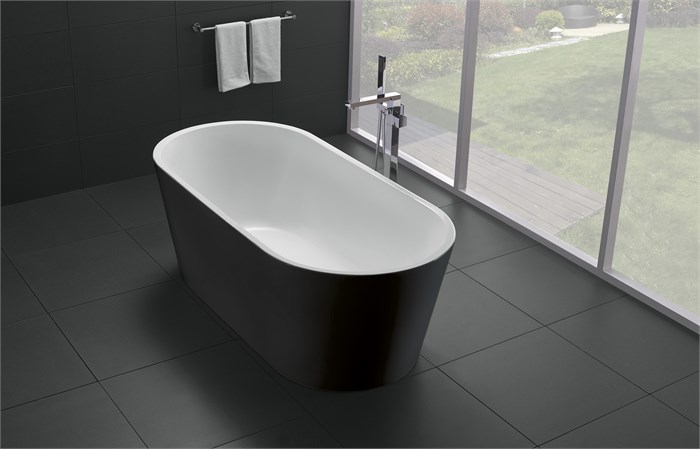 Акриловая ванна без перелива BELBAGNO BB71-1700-NERO-W0, 1700x800x600 BB71-1700-NERO-W0 - фото 128547
