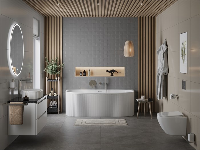 Акриловая ванна BELBAGNO BB412-1700-800, пристенная BB412-1700-800 - фото 128558