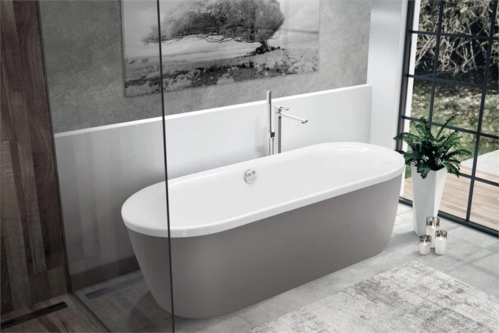 Акриловая ванна CEZARES METAURO-Central-180-80-40-W37, 180x80x40 METAURO-Central-180-80-40-W37