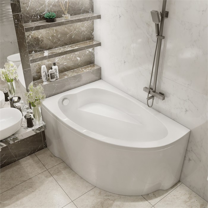 Комплект Акриловая ванна TIMO IVA1595L 150*95*70+Каркас + Слив-перелив+Гидромассаж 6 форсунок+Гидромассаж спины 3 форсунки+Хромотерапия IVA1595L-KTIVA15-SPV1505-T-CM-T-BM-T-CT - фото 132487
