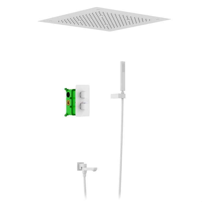 Душевая система встроенная с термостатом Timo Petruma SX-5019/16SM белый матовый SX-5019/16SM - фото 134558