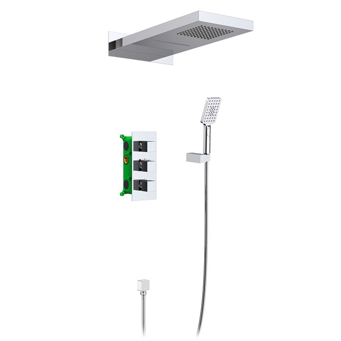 Душевая система встроенная с термостатом Timo Petruma SX-5039/00SM хром SX-5039/00SM - фото 134573
