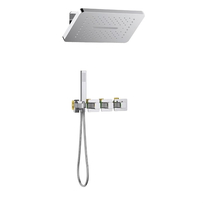 Душевая система встроенная с термостатом Timo Petruma SX-5249/00SM хром SX-5249/00SM - фото 134607