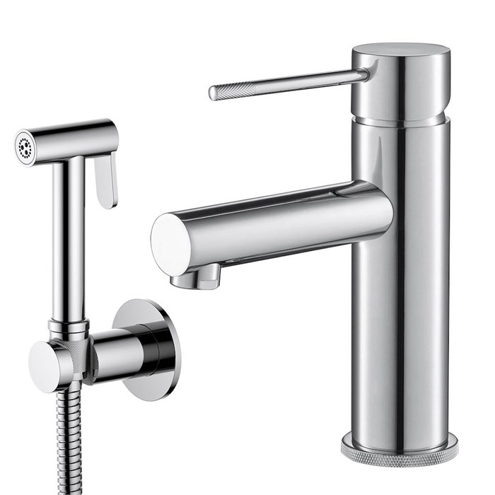 Смеситель для раковины с гигиеническим душем Timo Saona 2360/00G хром 2360/00G - фото 134978