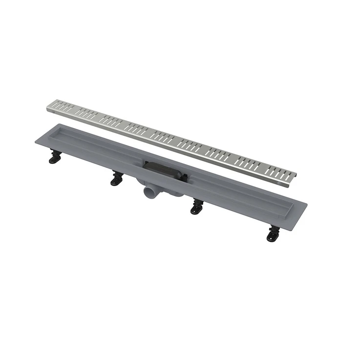 Душевой лоток Alcadrain Simple с решеткой, хром (AG100401950) AG100401950