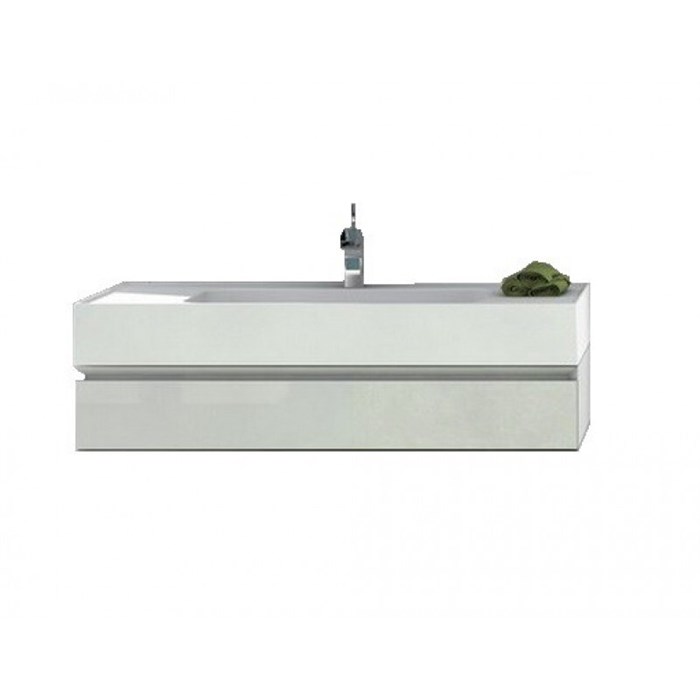 Тумба под раковину AQUATON Ричмонд 100 белая 1A182501RD010 - фото 141612