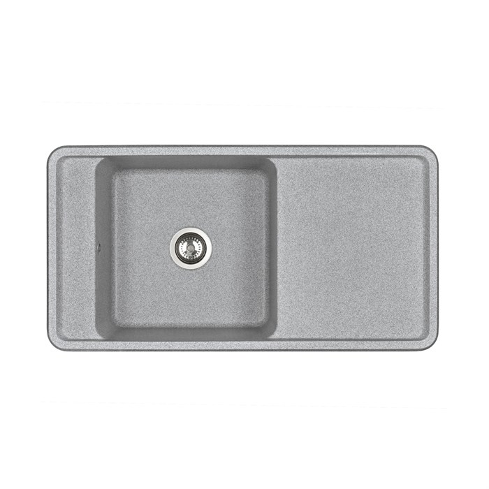 Кухонная мойка AQUATON Беллис 97 Серый 1A725132BS230 - фото 145595