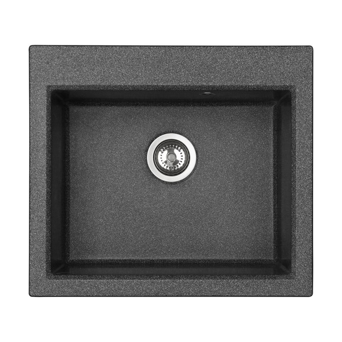 Кухонная мойка AQUATON Линеа 58 Графит 1A733032LW210 - фото 145928
