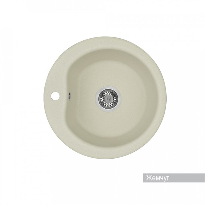 Кухонная мойка AQUATON Мида 51 Жемчуг 1A712732MD240 - фото 145960