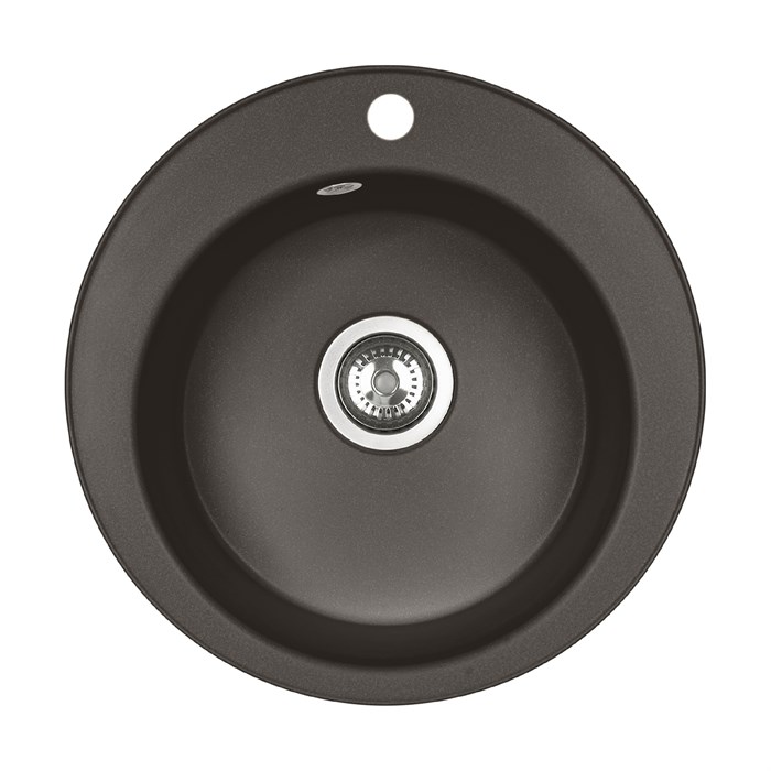 Мойка кухонная ШЕЛЛИ 50, круглая, кофе 1A734732SS280 - фото 146057