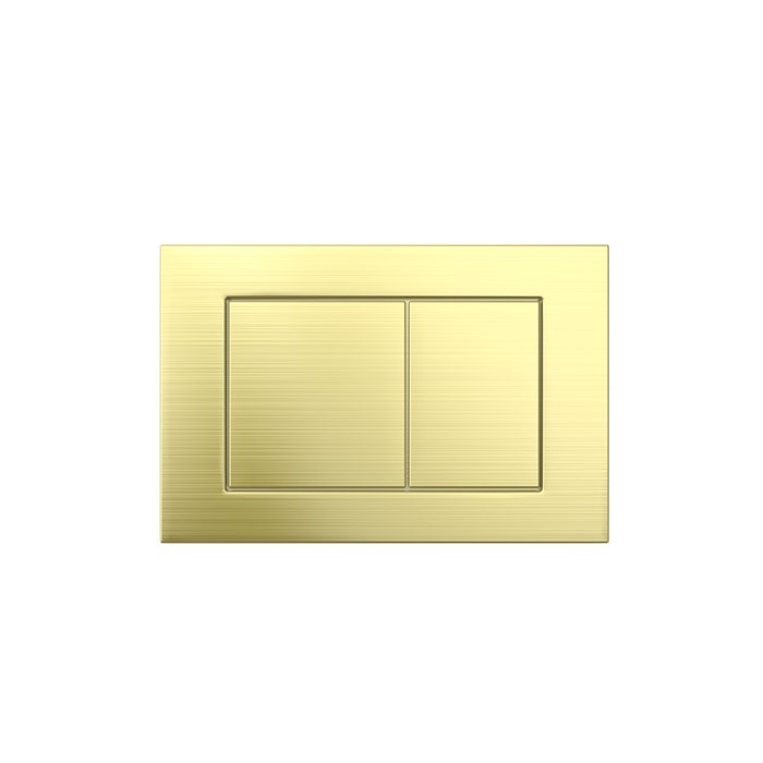 Кнопка смыва TOKITO TATSUMAKI SQUARE GOLD нержавеющая сталь, золото брашированное (TOK-TATSUMAKI-SQ-GB) TOK-TATSUMAKI-SQ-GB - фото 146078
