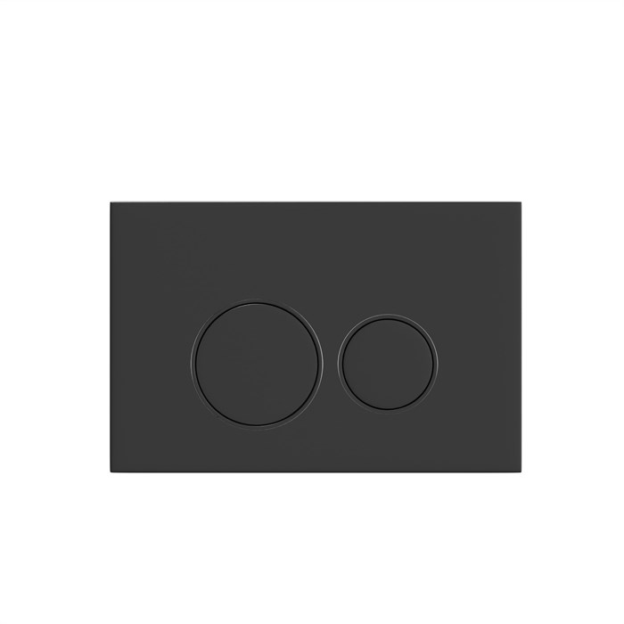 Кнопка смыва TOKITO TATSUMAKI ROUND BLACK пластик, черный (TOK-TATSUMAKI-RD-BL) TOK-TATSUMAKI-RD-BL - фото 146084