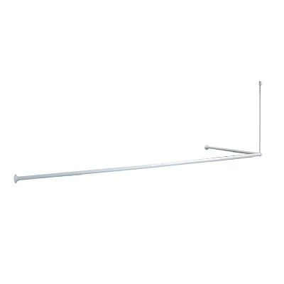 Угловой карниз для ванной комнаты IDDIS белый (040A200I14) 040A200i14