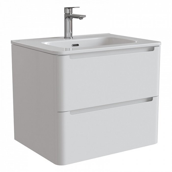 Тумба с раковиной IDDIS Edifice 60 подвесная белая (EDI60W0i95K) EDI60W0i95K - фото 146391