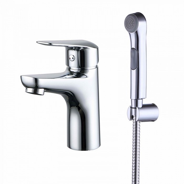 Смеситель для раковины с гигиеническим душем IDDIS Torr (TORSB00i08) TORSB00i08 - фото 146422