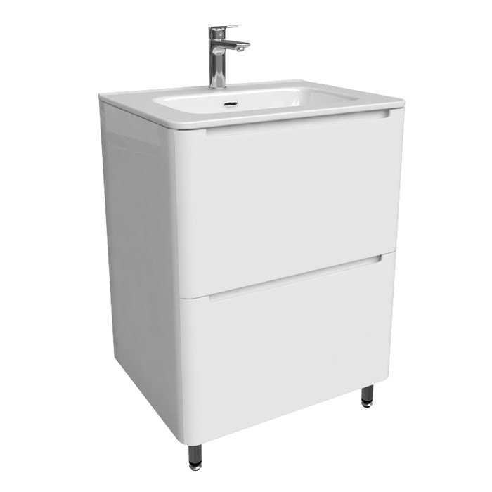 Тумба с раковиной Iddis  Edifice белая,  60 см (EDI60WFi95K) EDI60WFi95K - фото 146699