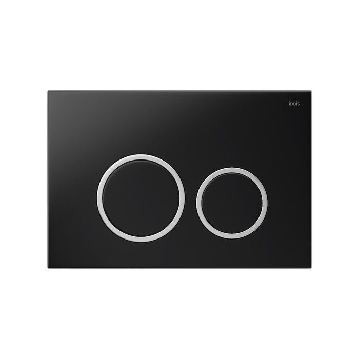 Клавиша смыва Iddis Unifix, черная (UNI03BCi77) UNI03BCi77 - фото 146756