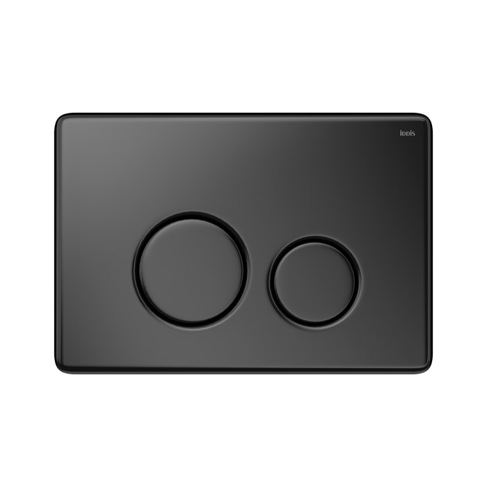 Клавиша смыва IDDIS чёрная Unisteel 001 (UNS01MBi77) UNS01MBi77 - фото 146783