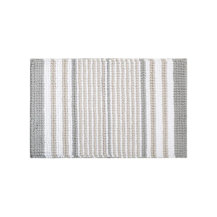 Коврик для ванной комнаты, 50x80, шенилл, серый, IDDIS (BC06P58i12) BC06P58i12