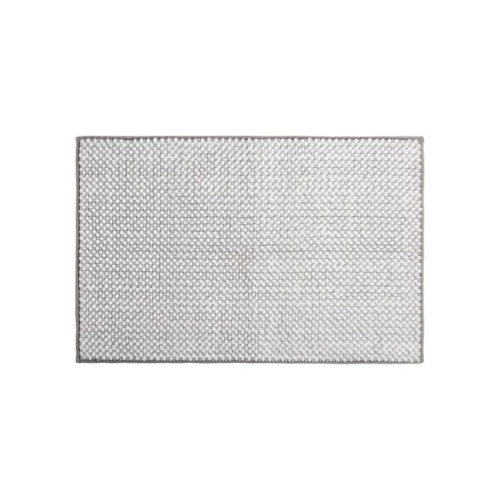 Коврик для ванной комнаты, 50x80 см, шенилл, серый, IDDIS (BC01P58i12) BC01P58i12