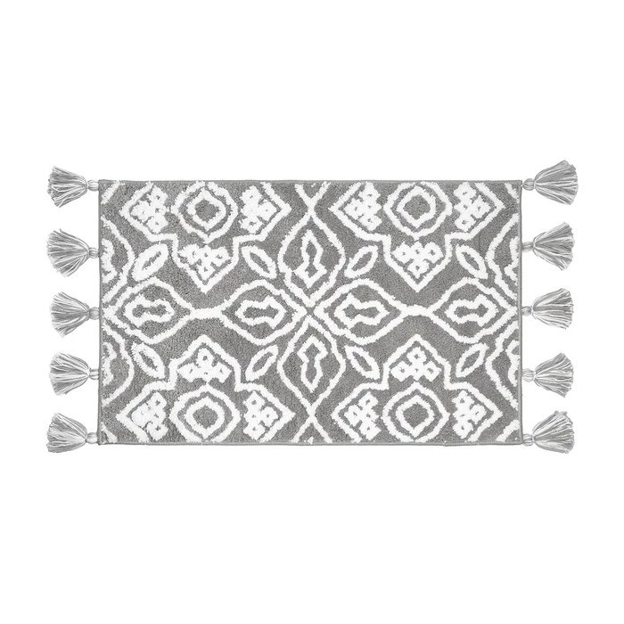 Коврик для ванной комнаты 50x80 микрофибра серый IDDIS D?cor (DT01P58i12) DT01P58i12