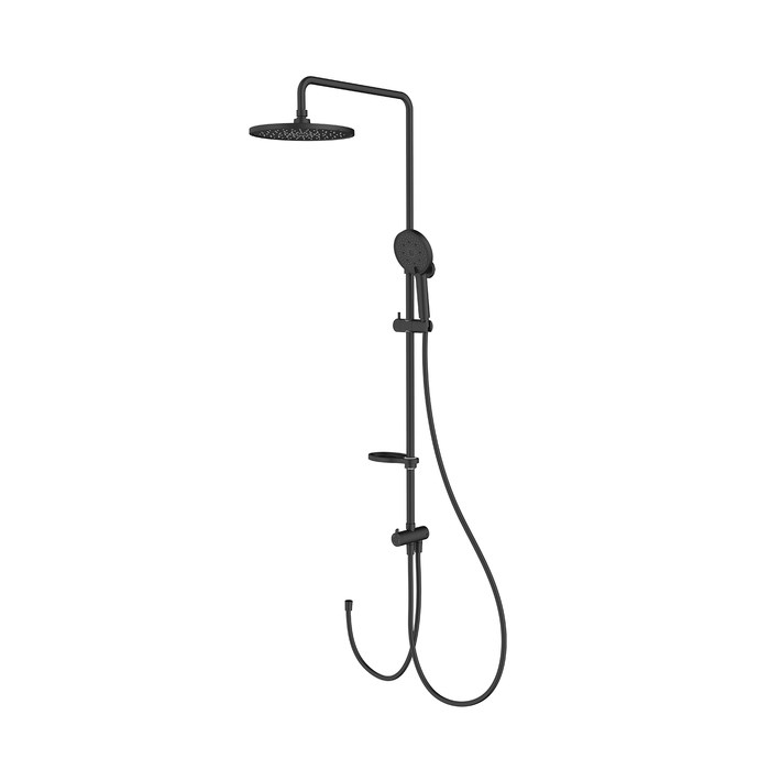 Душевой гарнитур с тропической лейкой Milardo Ideal Spa (ILSBL3FM76) ILSBL3FM76 - фото 147283