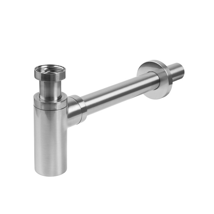 Бутылочный сифон для умывальника, матовый хром, Optima Home, IDDIS, (OPTBC00i84) OPTBC00i84 - фото 147458