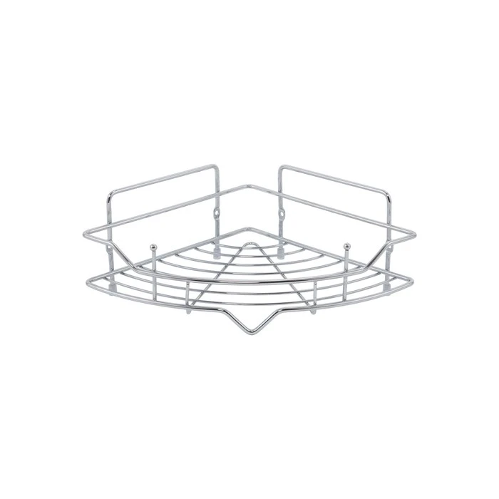 Полка одноярусная угловая Milardo Grid проволока стальная, хром (GRICC1CM44) GRICC1CM44
