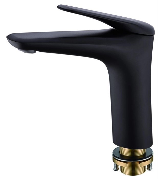 Смеситель для умывальника,черный RUSH Nevis (NE1735-12black) NE1735-12black - фото 148033