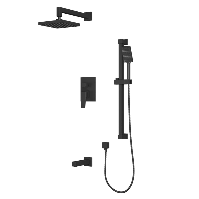 Встроенная душевая система RUSH Thira (TR3635-60Black) TR3635-60Black