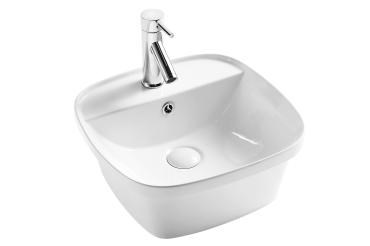 Раковина накладная DK Quadro, 430*425*175мм, белый (DT1510916) DT1510916 - фото 148170