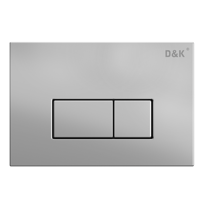Клавиша смыва D&K Rhein (арт.инсталл DI8050127);матовый хром (DB1499002) DB1499002 - фото 148225