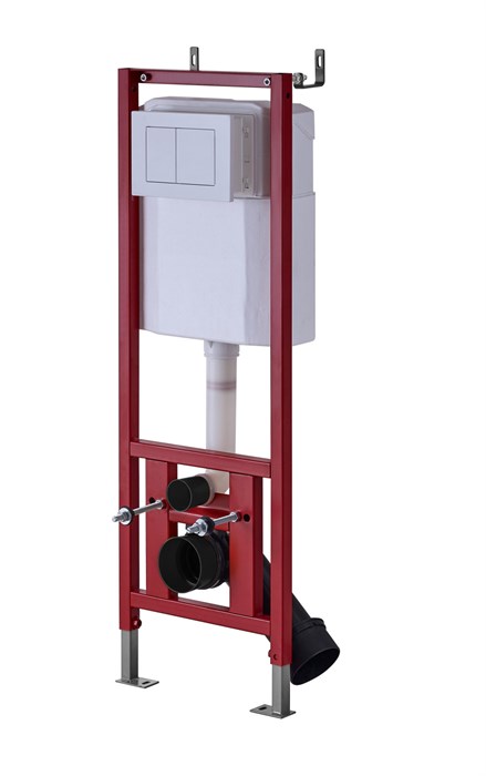 Инсталляция с белой клавишей D&K 400*165*1160мм (DI8640116) DI8640116 - фото 148267