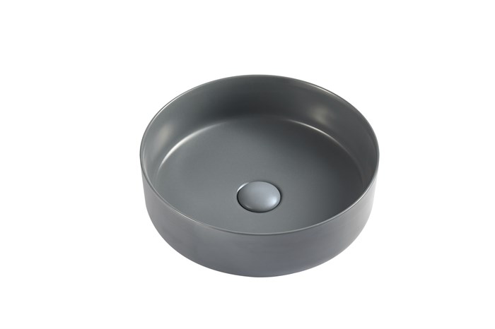 Раковина накладная D&K Matrix графит 355*355*120мм (DT1391506) DT1391506 - фото 148312
