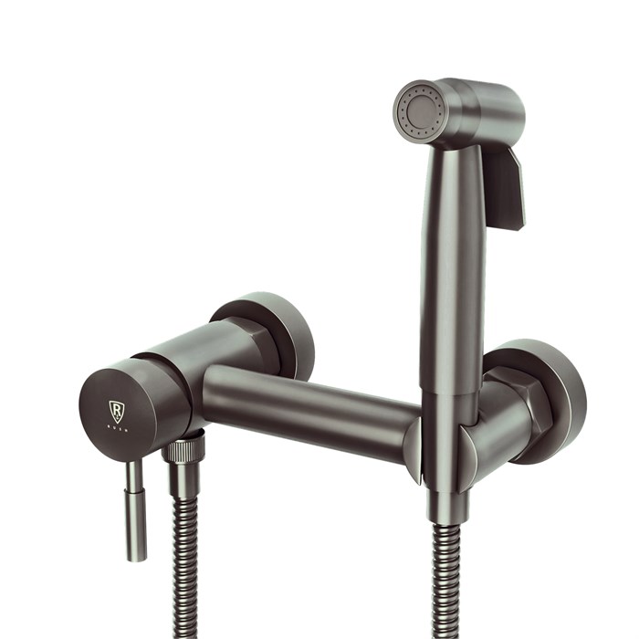 Гигиенический душ встраиваемый RUSH Melos графит (SUS1101-99Grey) SUS1101-99Grey - фото 148333