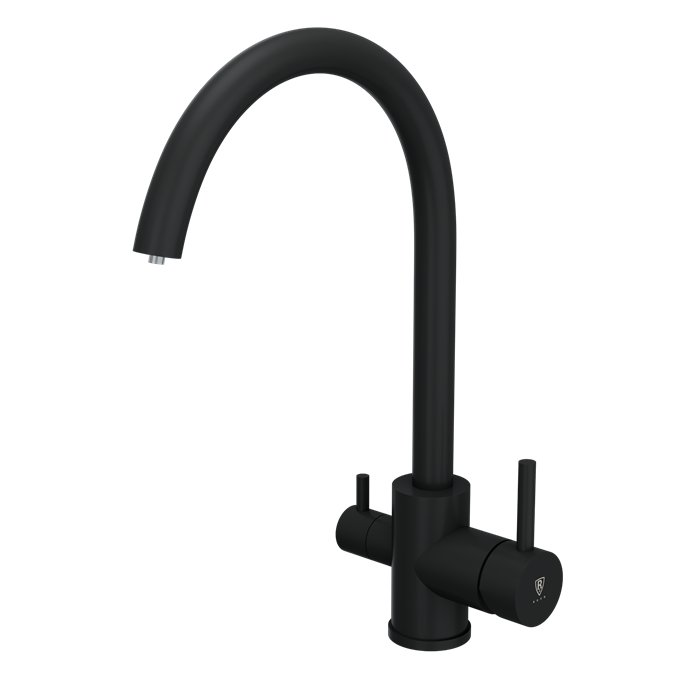 Смеситель для кухонной мойки с фильтром RUSH (SUS9035-37Black) SUS9035-37Black - фото 148335