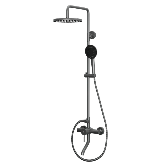 Душевая система с изливом RUSH Melos графит (SUS1101-40Grey) SUS1101-40Grey