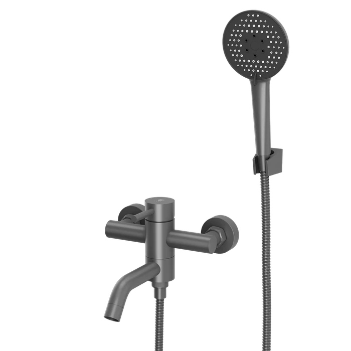 Смеситель для ванны с коротким изливом RUSH Melos (SUS1101-44Grey) SUS1101-44Grey