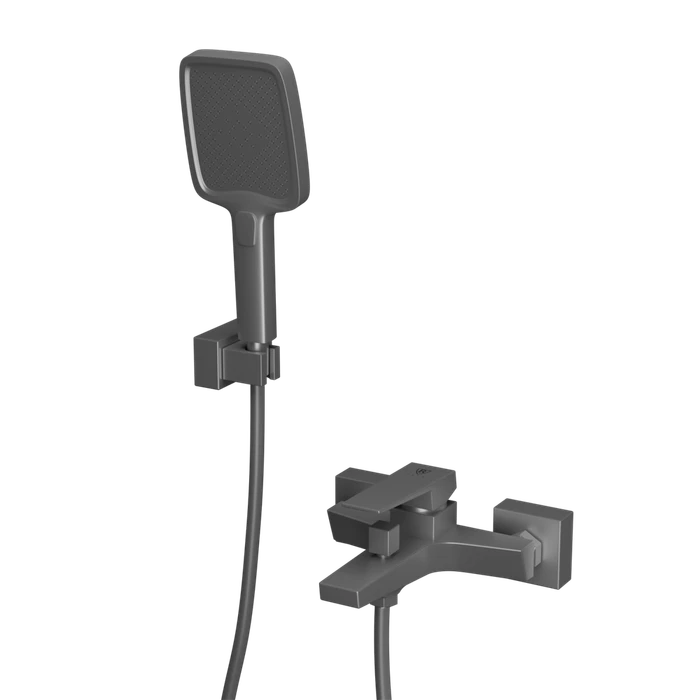 Смеситель для ванны с коротким изливом RUSH Thira (TR3635-44Grey) TR3635-44Grey
