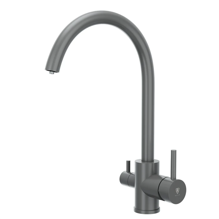 Смеситель для кухонной мойки с фильтром RUSH графит (SUS9035-37Grey) SUS9035-37Grey