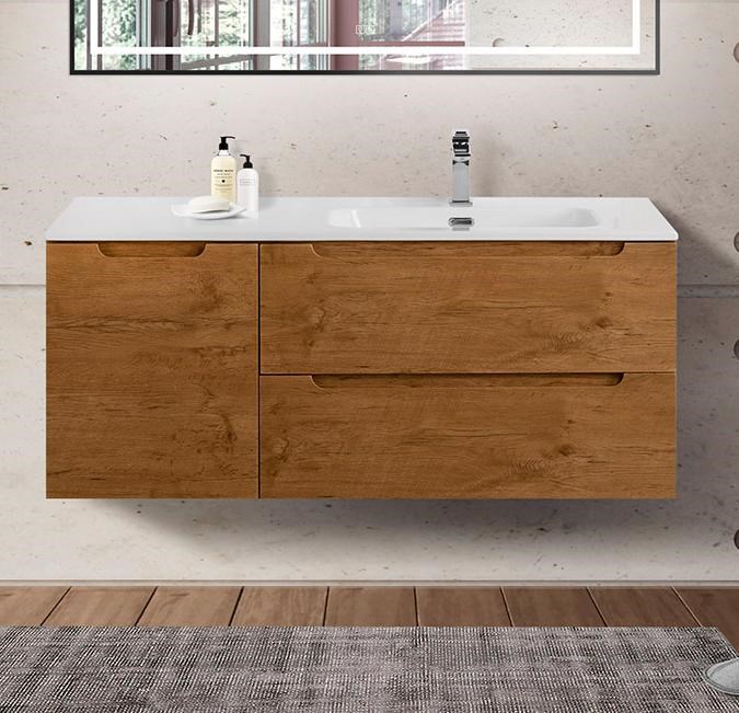 Подвесная тумба с раковиной BelBagno ETNA 120 Rovere Nature правая, ETNA-1200-2C-1A-SO-RN-R + BB1200ETL-R 11621 - фото 150961